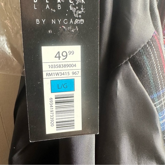 Nygard Women's Plaid Single Breasted Blazer Size L NWT - Picture 9 of 10